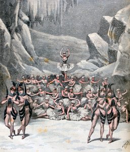 Le Ballet de la neige, du Voyage dans la Lune de Jacques Offenbach, 1892