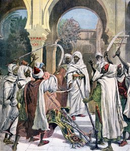 Les chefs tribaux prêtant fidélité au sultan du Maroc - Henri Meyer