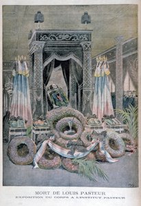 La mort de Louis Pasteur, chimiste français, 1895 - Henri Meyer