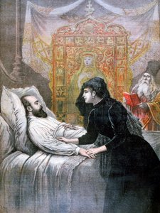 La mort du tsar Alexandre III de Russie, 1894 - Henri Meyer