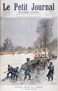 La Seine gelée, hiver, Paris, 1895 - Henri Meyer