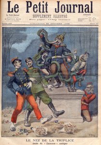 Le nez de la Triplice après Laocoon. Allemagne, Autriche, Italie, devant l