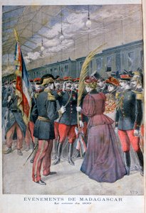 Le retour du 200e régiment de Madagascar, 1896 - Henri Meyer