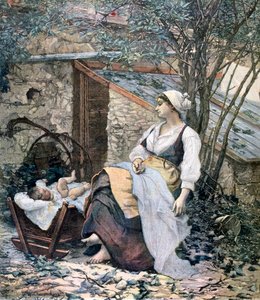 Jeune mère, 1891 - Henri Meyer