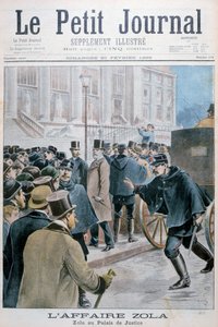 Affaire Émile Zola, emmené au Palais de Justice, Paris, 1898 - Henri Meyer