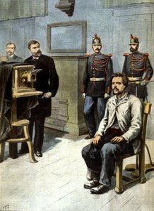 Le début de la photographie anthropométrique, c.1895 (illustration) - Henri Meyer