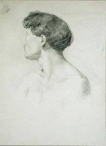 Homme de profil - Henri Michel Antoine Chapu
