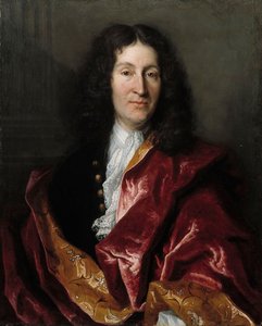 Portrait de Jean de La Fontaine 1621-1695, 1699 - Henri Millot