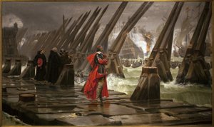 Richelieu sur la digue de La Rochelle