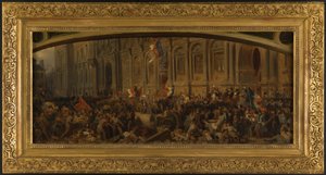 Lamartine repoussant le drapeau rouge à l