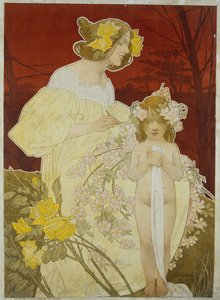 Palais de la Femme. Exposition de 1900 - Henri Henri Antoine Théodore Livemont