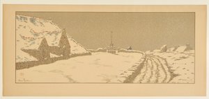 La neige - Henri Rivière