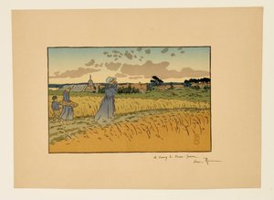 [Le bourg de Perros-Guirec] - Henri Rivière