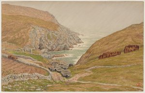 Petite anse près de la pointe du Raz - Henri Rivière