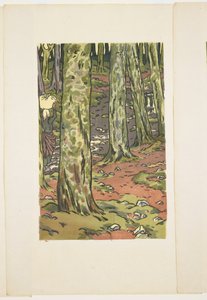 Lessive sous les arbres, Loguivy