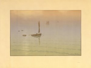 Brume en mer - Henri Rivière