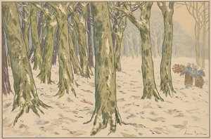 Les bois, hiver