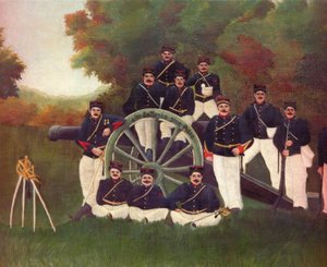 Les artilleurs - Henri Rousseau