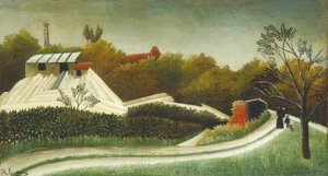 Scierie, banlieue de Paris - Henri Rousseau