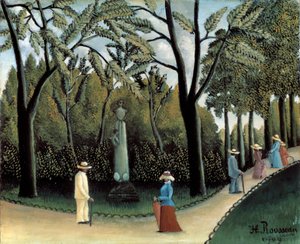 Les Jardins du Luxembourg, Monument à Chopin - Henri Rousseau