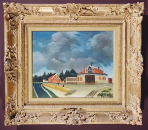 La fabrique de chaises à Alfortville, vers 1897 - Henri Rousseau