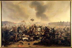 Bataille menée par le Sultan Kilij-Arslan contre les croisés assiégeant la ville de Nicée en 1097 - Henri Serrur