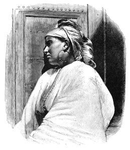 Une femme arabe de Tanger, Maroc, 1895 - Henri Thiriat