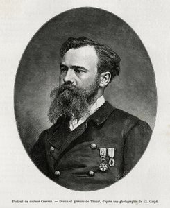 Portrait du Dr Jules Nicolas Crevaux (1847-1882), médecin et explorateur de l