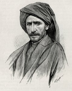 Portrait du cheikh Moïse, le chef tribal le plus puissant d