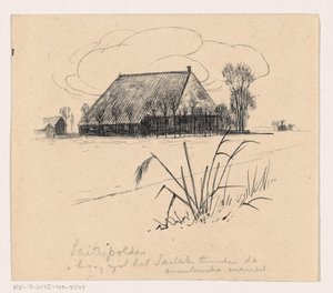 Grange dans le Saiterpolder - Henri Verstijnen