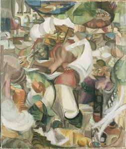 Le chasseur - Henri Victor Gabriel Le Fauconnier