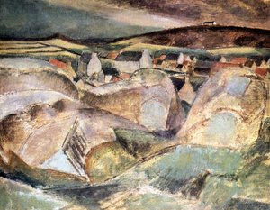 Village parmi les rochers, 1910 - Henri Victor Gabriel Le Fauconnier