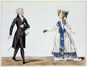 Costumes de promenade pour hommes et femmes - Henri Villain