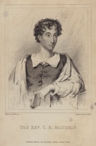 Charles Robert Maturin, pasteur protestant irlandais; romancier et dramaturge - Henri after Meyer