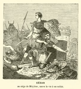 Jules César sauvant la vie d