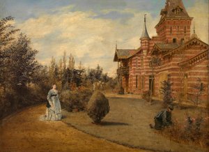 La Maison de campagne de Gustave Coûteaux - Henri de Braekeleer