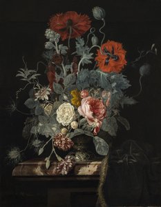 Nature morte florale, 1665 - Henri de Fromantiou