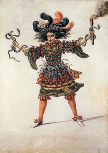 Costume de ballet de la fureur - Henri de Gissey