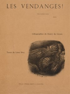 Les Vendanges ! : Page de titre - Henri de Groux