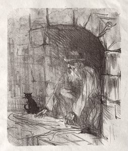 Au pied du Sinaï: Une arrière-boutique à Cracovie - Henri de Toulouse-Lautrec