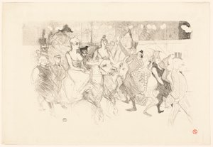 Une soirée de gala au Moulin Rouge - Henri de Toulouse-Lautrec