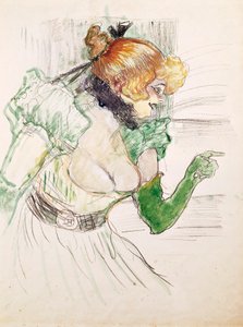 Artiste aux gants verts - Chanteuse Dolly de Star au Havre - Henri de Toulouse Lautrec