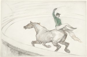 Au cirque: Jockey - Henri de Toulouse Lautrec