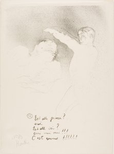 Aux Variétés: Mademoiselle Lender et Brasseur - Henri de Toulouse-Lautrec