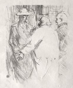 Au pied du Sinaï : Clemenceau à Busk - Henri de Toulouse-Lautrec