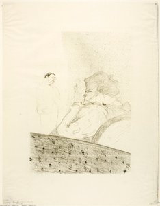Brandès dans sa loge - Henri de Toulouse-Lautrec