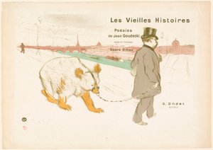 Couverture et frontispice des Vieilles Histoires - Henri de Toulouse-Lautrec