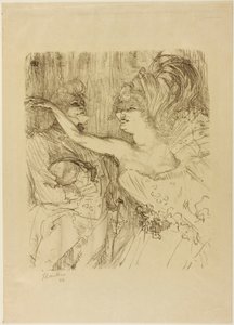 Guy et Mealy, dans "Paris qui Marche" - Henri de Toulouse-Lautrec