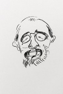 Henri Toulouse-Lautrec. Autoportrait.