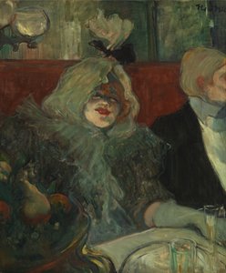 Dans une salle à manger privée (Au Rat Mort), c.1899 - Henri de Toulouse Lautrec
